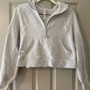 Lululemon Scuba Oversized Half-Zip Hoodie - Heather Gray
